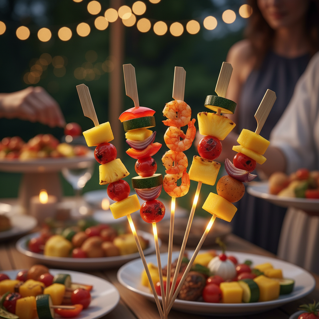 Beyond Basic Skewers: The QUIET BOWL  ZenithGlow Revolutionizes Your Grilling Experience